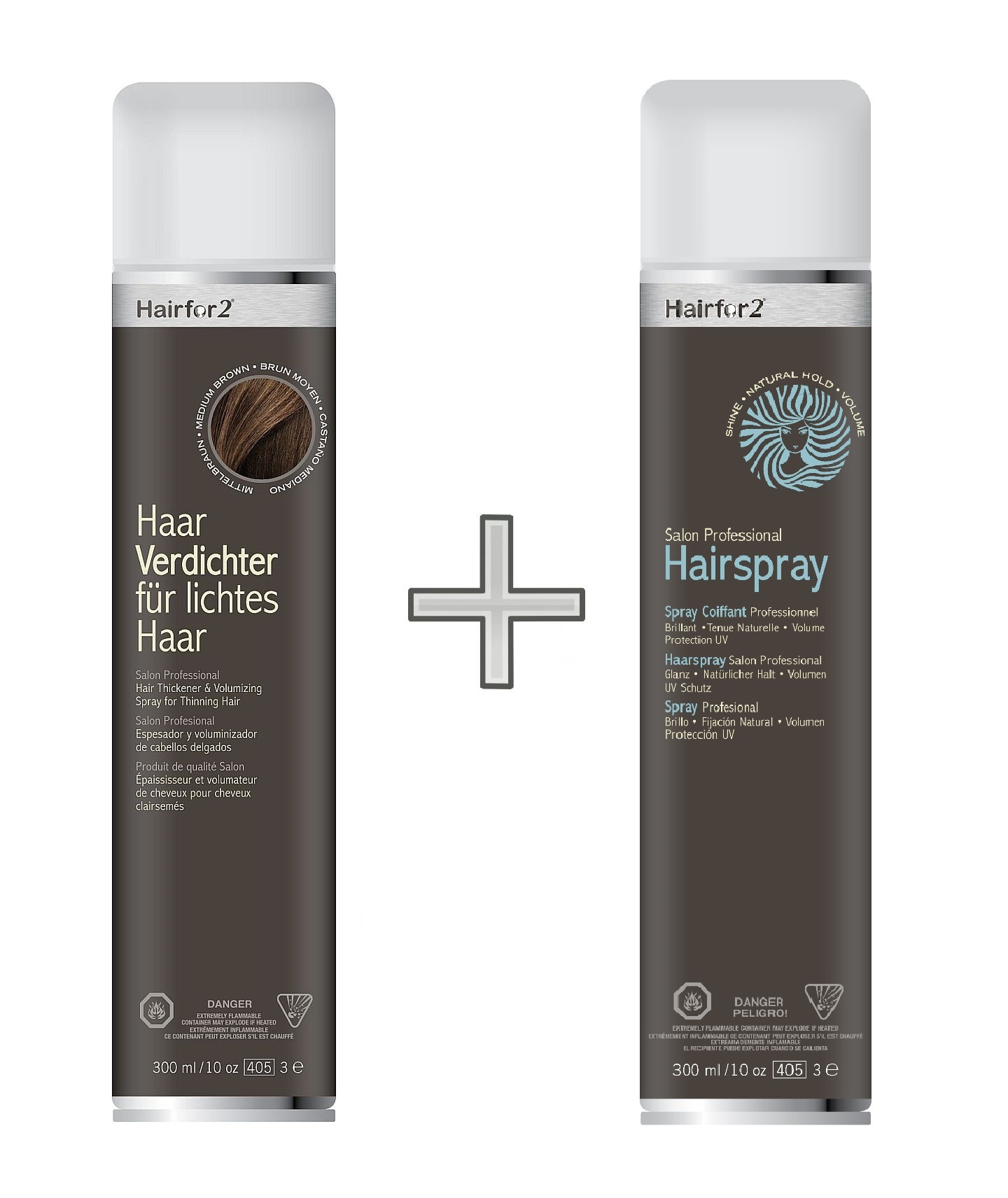 HAIRFOR2 pack | Zahusťovač Vlasov + Fixátor
